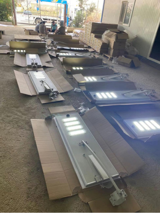 60W all in one solar street lights