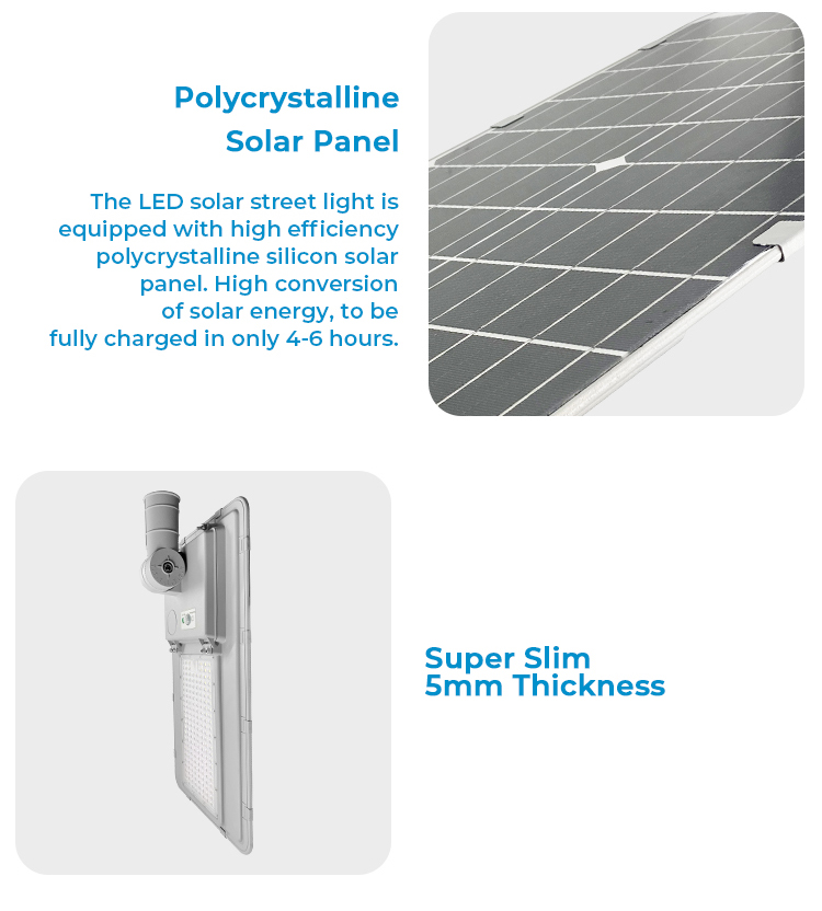 Versatile Applications ED solar powered street lights