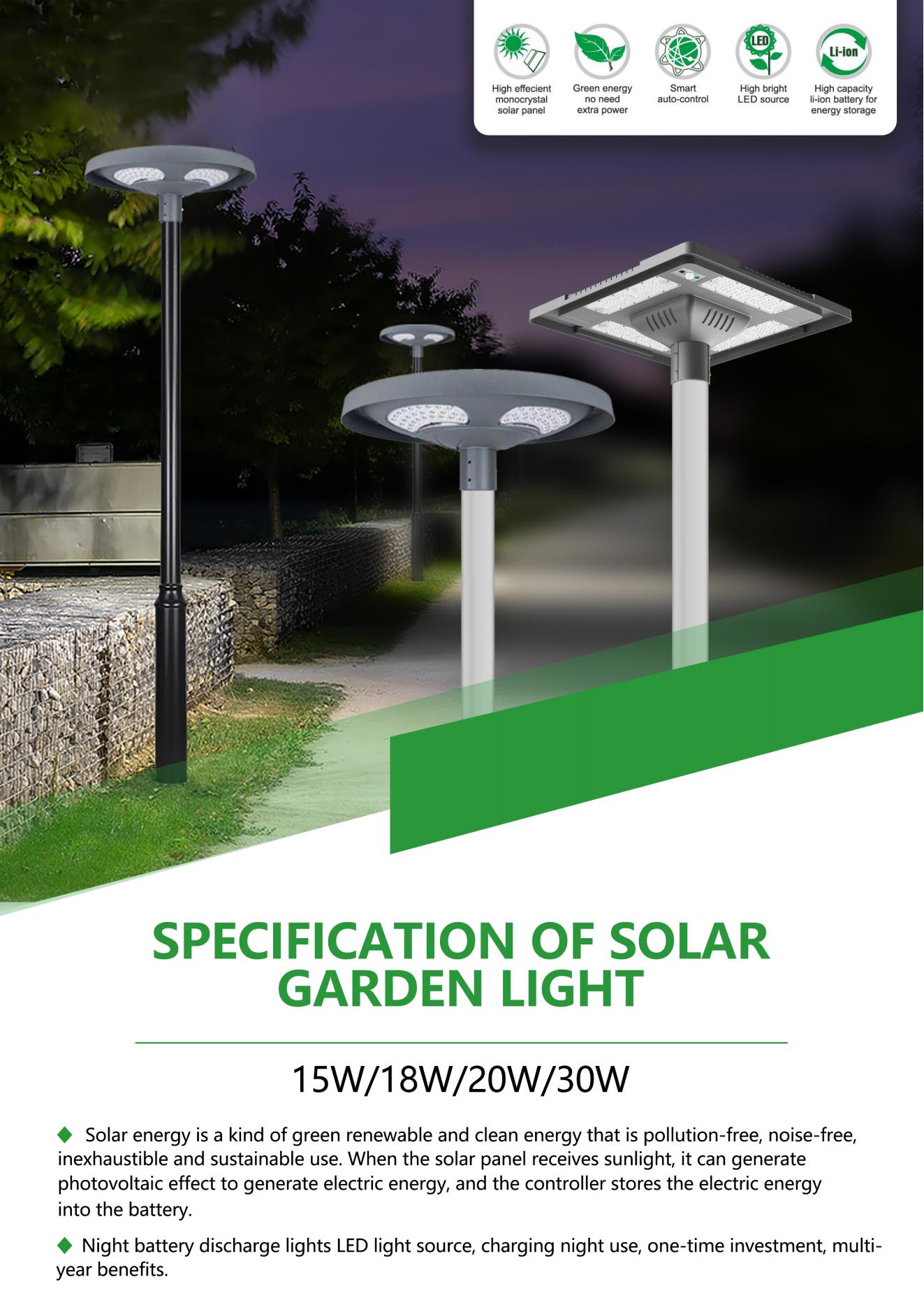 round solar garden lights